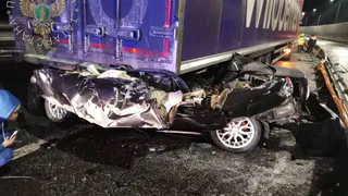 Смертельное ДТП на М7: Toyota врезалась в фуру в Тукаевском районе в Татарстане