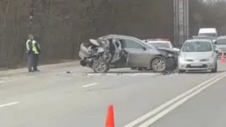 На выезде из Владимира столкнулись четыре автомобиля