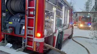 Во Владимире при пожаре в многоквартирном доме пострадал мужчина