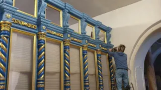 В Рязани началась реставрация самого большого в мире деревянного иконостаса