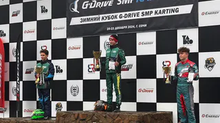 Владимирские картингисты завоевали серебро и бронзу на «Зимнем Кубке G-Drive»