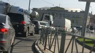 "Бутерброд" с бетономешалкой: в ДТП на Первомайском проспекте все остались живы и здоровы