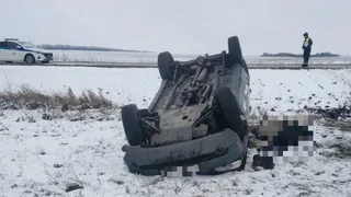 В Рязанской области в ДТП погибла пассажирка внедорожника, слетевшего в кювет