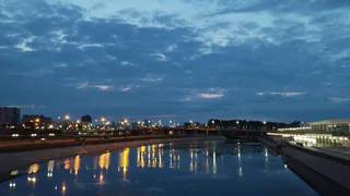  В Рязани запечатлели дуэт Венеры и Юпитера