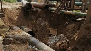 Котлован глубиной шесть метров: появилось фото с места гибели рабочего на Ново-Рязанской ТЭЦ