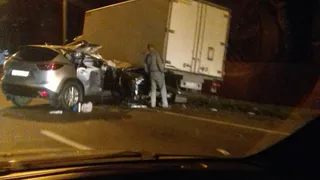 В Московской области в ДТП попал рязанский грузовик