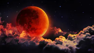 Сегодня жители Нижнекамска увидят "голубое кровавое суперлуние"