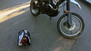 В Рязани 17-летний мотоциклист попал под колеса микроавтобуса