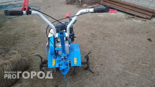 Житель Магнитогорска укатил от магазина выставленный на продажу мотоблок