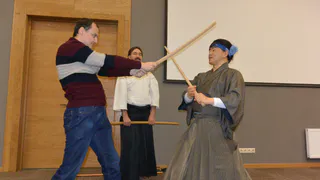 Японский мастер показал рязанцам, как владеть самурайским мечом