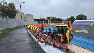 Стадион «Лыбедь» во Владимире ремонтируют к знаковому футбольному матчу