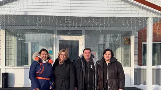 Соцобъекты СЛПК посетили министры спорта и туризма Коми