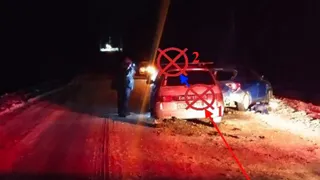 На трассе в Коми три авто собрались в "гармошку": водитель ВАЗа спровоцировал массовое ДТП