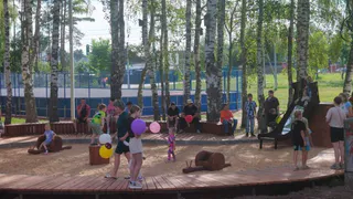 В селе Клязьминский городок Ковровского района появился новый сквер