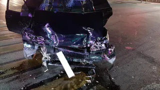 Груда металла на перекрестке: в центре Рязани “четырнадцатая” врезалась в “Тойоту Рав 4”