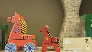 Гороховецкая лошадка представлена в национальном центре «Россия» в Москве