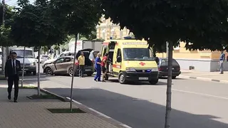 ДТП на улице Свободы в Рязани - столкнулись две иномарки. Есть пострадавший