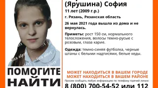В Рязани ищут 11-летнюю девочку