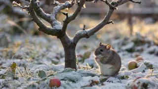 Знаете ли вы, чем и как защитить яблоню от мышей зимой в саду?
