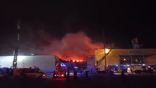 Пожар в М5 Молл: удалось локализовать возгорание