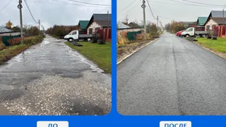 В Кольчугинском районе за сезон отремонтировали почти девять километров местных дорог