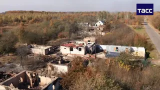 Страшные кадры: видео с последствиями пожара на складе боеприпасов в Скопинском районе