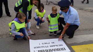 На пешеходных переходах Нижнекамска появятся надписи