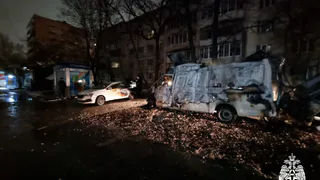 В МЧС рассказали о взорвавшемся автомобиле в Рязани