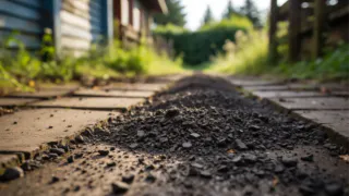 Резиновая крошка своими руками: сделал дорожку, по которой не страшно ходить ни в дождь, ни в гололёд