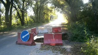 Торги уже завтра: в Сапожковском районе отремонтируют провалившуюся дорогу