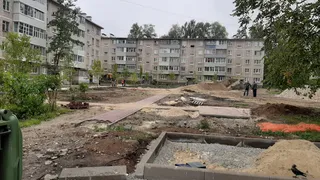 В Рязанском дворе благоустройство "зависло" на этапе разрытия