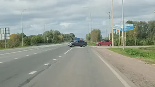 Жители Нижнекамского района Афанасово требуют безопасный выезд на дорогу