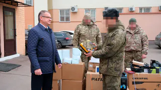 Брянские судьи передали военнослужащим оборудование