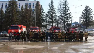 В Кузнецке в торговом центре провели пожарные учения