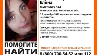 В Рязанской области ищут 16-летннюю девушку