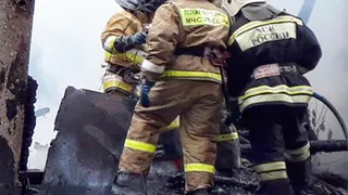 На пожаре в Спасском районе пострадал человек