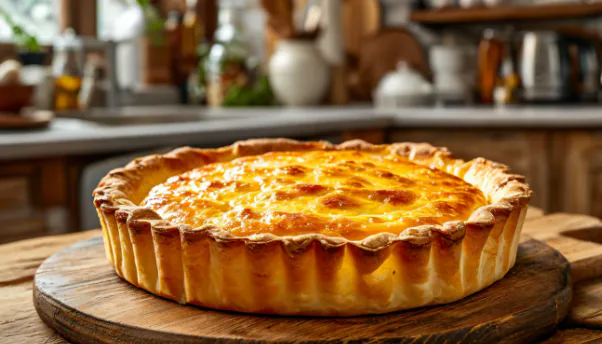 До чего же это вкусно: потребуются только 2 яйца, стакан кефира и мука. Такой пирог в магазине точно не купить