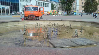 Фонтан на Победе скоро будет как новенький