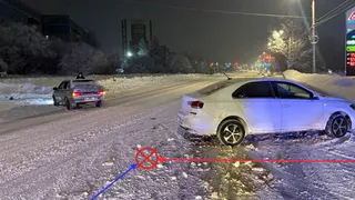 В Сыктывкаре Volkswagen не уступил дорогу и врезался в ВАЗ