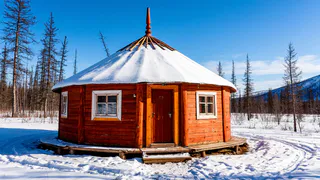 Нашли древний якутский дом: вот почему продуманная веками конструкция спасла нас в -50°C - не магия, а хитрость