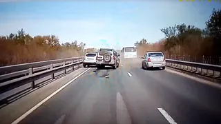 Момент массового ДТП на Солотчинском шоссе засняли на видео