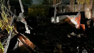 Огонь уничтожил постройку-сарай на улице Урукова в Шумерле