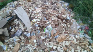 В Рязани гору хлеба выбросили на помойку