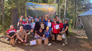 В Коми Прилузский район во второй раз подряд выиграл молодежный слет "В тайгу"