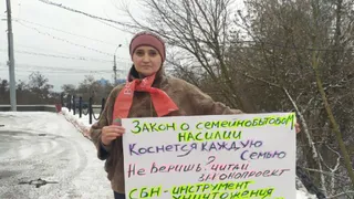 В Брянске активисты выступили против  непопулярного закона  о «Семейном насилии»