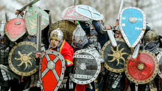 В Нижнекамске впервые устроили реконструкцию Ледового побоища