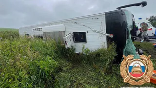 Более 20 пассажиров автобуса из Ижевска пострадали в ДТП в Башкортостане