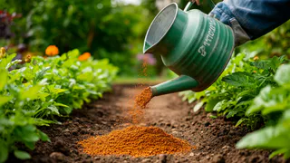 В конце октября посыпаю огород 3 ложками порошка: весной земля в 7 раз плодороднее без грамма навоза