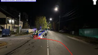 В Коми водитель "Соболя" при повороте не пропустил иномарку