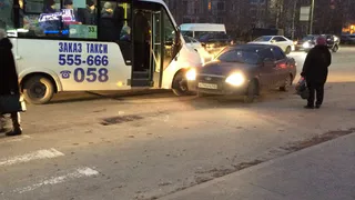 В Дашково-Песочне произошло очередное ДТП с участием маршрутки